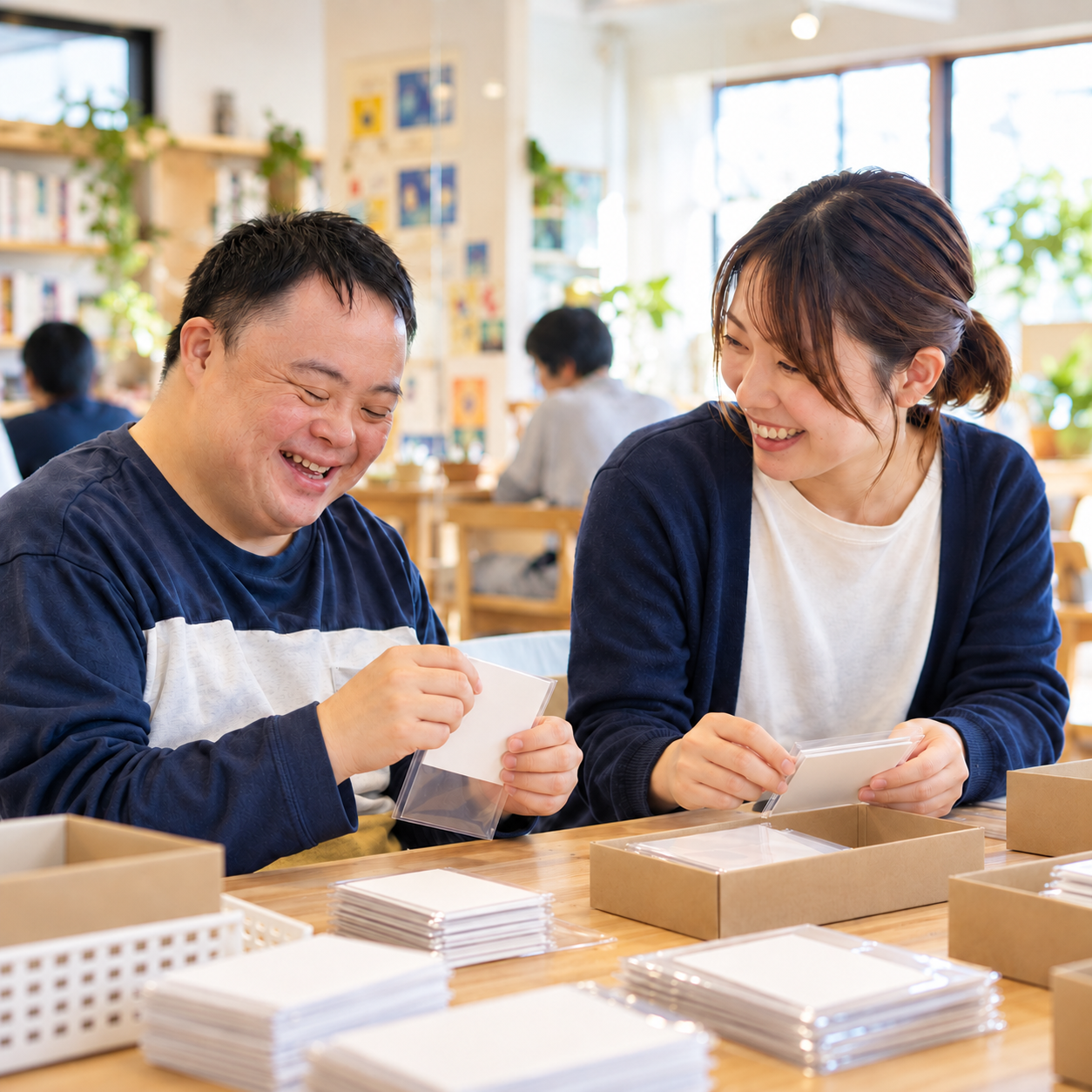福祉事業の作業風景